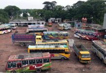 ঝালকাঠি থেকে ১০ রুটে বাস বন্ধ