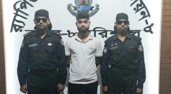 বরিশালে রাষ্ট্রবিরোধী মামলায় ছাত্রদল নেতা গ্রেপ্তার