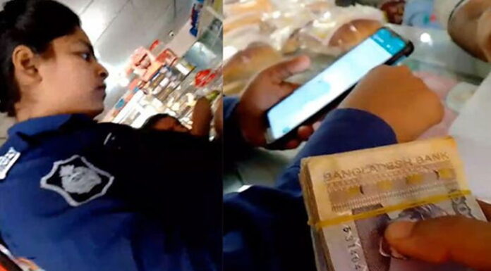 চাকরির নামে দুই পুলিশের ঘুষ গ্রহণের ভিডিও ভাইরাল