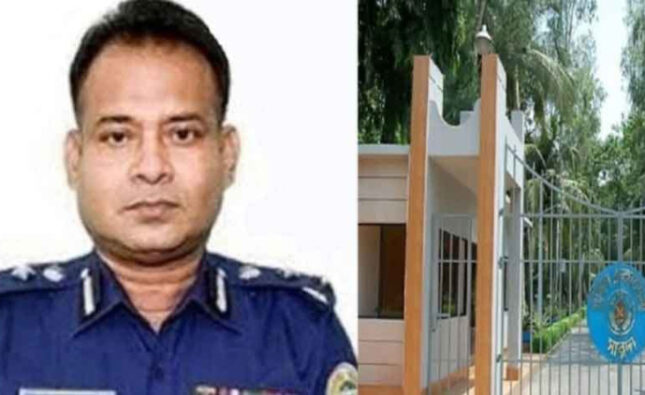 পুলিশ একাডেমি থেকে পালালেন বরিশালের সাবেক পুলিশ সুপার এহসানুল্লাহ