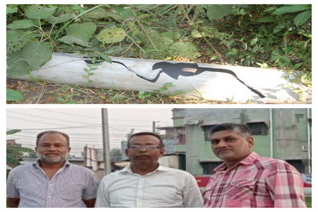 বরিশালে বিএনপি কর্মীদের বিরুদ্ধে ড্রেজার পাইপ ভাংচুর ও চাঁদাবাজির অভিযোগ