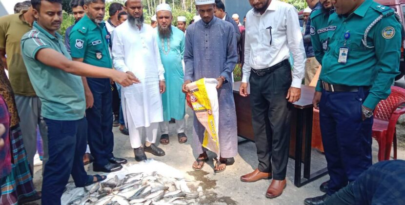 বরিশাল অবৈধ ঝাটকা ইলিশ জব্দ করেছে এয়ারপোর্ট থানা পুলিশ, প্রশংসায় ইউএনও ফারুক ও ওসি আল মামুন উল ইসলাম