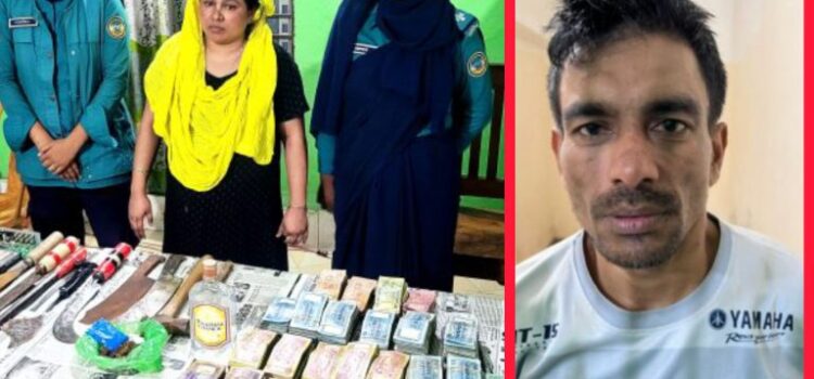 বরিশালে কুখ্যাত মাদক কারবারি ও পলাতক আসামী মান্না সুমন আটক
