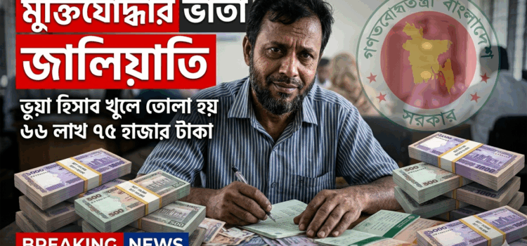 মুক্তিযোদ্ধা ভাতা জালিয়াতি: ভুয়া হিসাব খুলে তোলা হয় ৬৬ লাখ ৭৫ হাজার টাকা