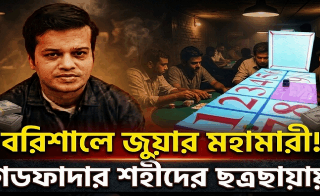 বরিশাল জুয়া সাম্রাজ্যের গডফাদার ‘জুয়া শহীদ’: প্রশাসনকে ম্যানেজ করে শহরজুড়ে সর্বনাশের নেটওয়ার্ক