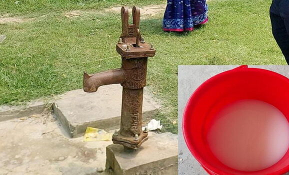 স্কুলের টিউবওয়েলে বিষ ঢেলে দেওয়ার অভিযোগ