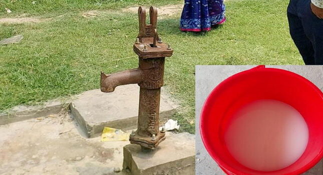 স্কুলের টিউবওয়েলে বিষ ঢেলে দেওয়ার অভিযোগ