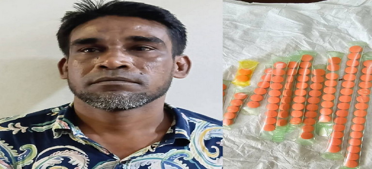 বরিশাল এয়ারপোর্ট থানার সফল অভিযান ১০০ পিস ইয়াবাসহ মাদক কারবারি গ্রেফতার
