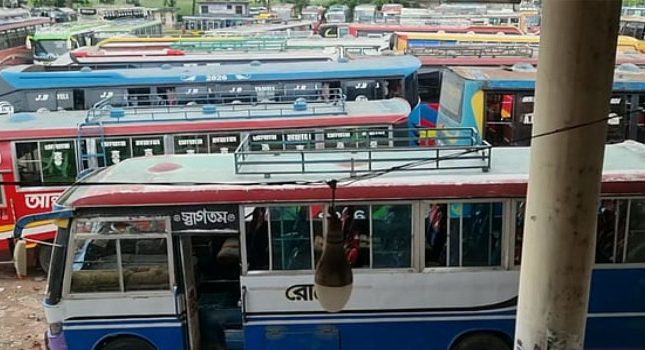 খুলনা-বরিশাল বিভাগের ৫ জেলায় ১৪ জুন থেকে পরিবহন ধর্মঘটের ঘোষণা