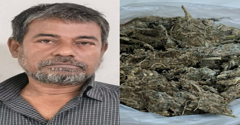 মাদকবিরোধী অভিযানে ৪০০ গ্রাম গাঁজাসহ গ্রেফতার ১