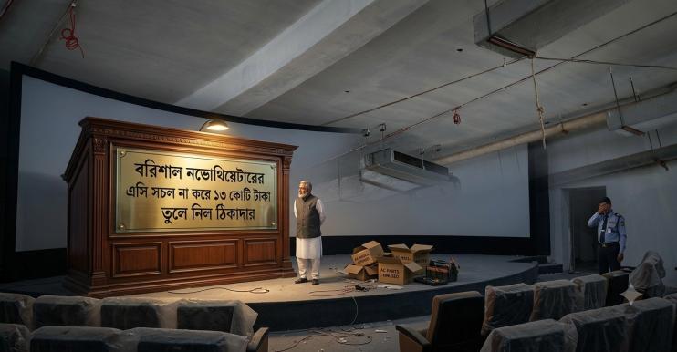 বরিশালে বিদ্যুৎ সংযোগ ছাড়াই নভোথিয়েটারের এসি, টেস্টিং ছাড়াই ১৩ কোটি টাকার বিল উত্তোলন ঠিকাদারের